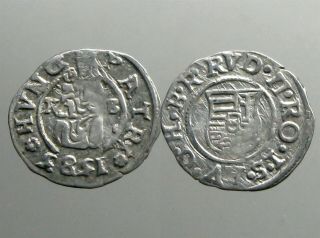 Rudolf Ii Hungary Ar Denar_dated 1585 Ad_madonna/child_1st Dated Coins