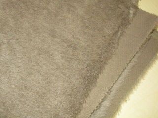 1/2 Yard Mocha Mohair Thick Density 1/4 Inch Plush Fur