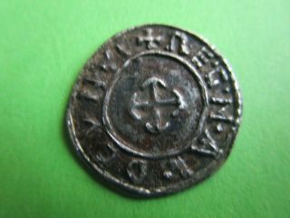 Anglo Viking Silver Coin.  Ragnald Guthfrithsson.  943 - 944/5 Ad Silver Penny.