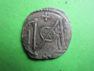 Anglo Saxon Hammered Silver Penny.  Ælfred The Great (871 - 899),  Monogram Type
