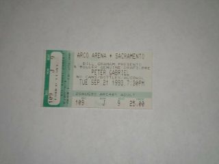 Peter Gabriel Concert Ticket Stub - 1993 - Us Tour - Arco Arena - Sacramento,  Ca