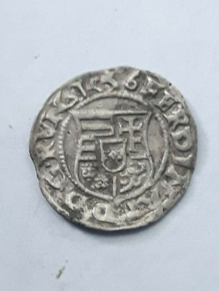 Medieval Hungarian Silver Coin Ferdinand L.  1556