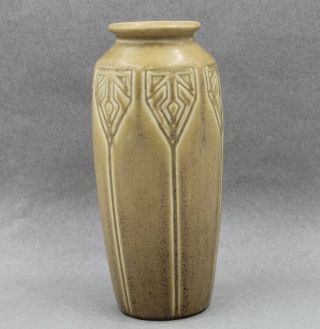 Rookwood Pottery Vase Tan Matte Crystalline Glaze 8 ¾” 1922 Arts & Crafts