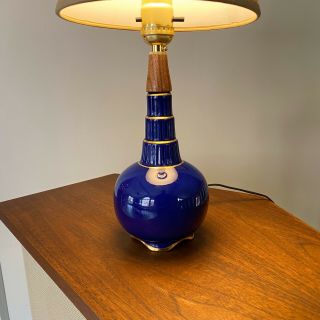 Scandinavian Midcentury Modern table lamp by Søholm Stentøj,  Denmark 2