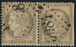 Turkey - Dardanelles,  French Levant,   5084  Postmarks On Ceres Pair.  A990