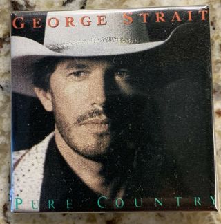 George Strait Pure Country Pin Button