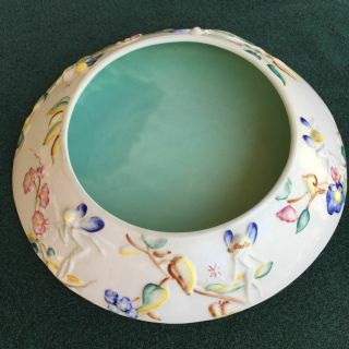 Vernon Kilns Disney Fantasia Winged Nymph Flower Bowl 1940