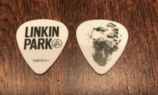 Linkin Park Living Things 2012 Tour Guitar Pick Chester Bennington White 2