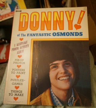 Donny of The Fantastic Osmonds A Keepsake Photo Activity Book 2