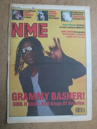 Soul Ii Soul - Nme Cover - 1990 - Vintage Press Advert Poster
