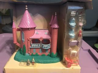 Disney Princess Cinderella Micro Castle Polly Pocket Style Euc