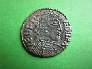 Anglo - Saxon,  Hammered Silver Penny.  Alfred The Great 871 - 899.  Monogram