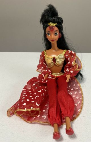 1994 Arabian Lights Jasmine Barbie Doll Disney 