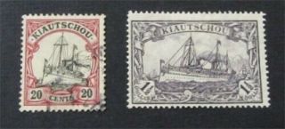 Nystamps German Kiauchau Stamp 37.  41 / $31