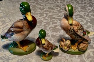 Ball Art Ware - Ball Brothers California Art Ware Ceramic Mallard Ducks
