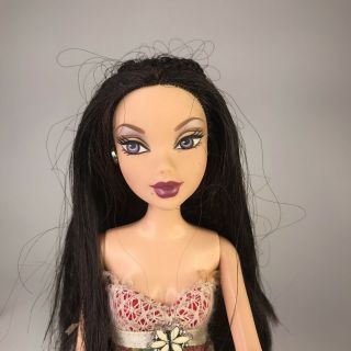 My Scene Nolee Barbie Doll Raven Hair Purple Eyes Retired Pre Owned