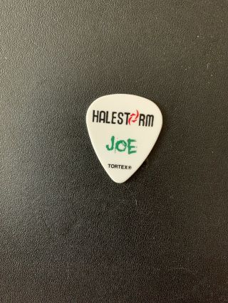 Halestorm Joe Hottinger Signature Guitar Pick 2012 Tour