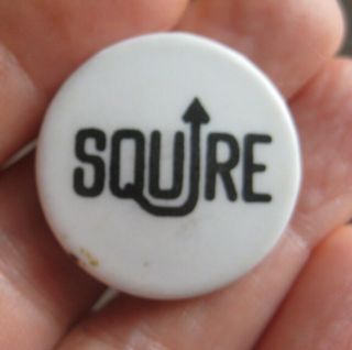 Squire Mod Revival Band Vintage Late 1970s Two Tone Reggae Ska Tin Pin Badge