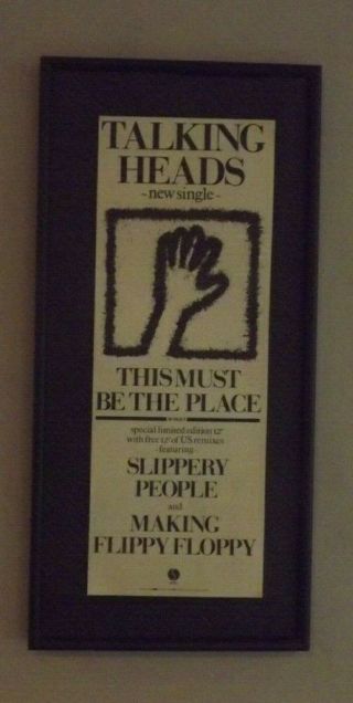 Talking Heads - This Must Be The Place Uk Press Advert 1983