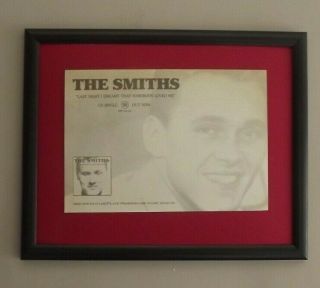 The Smiths - Last Night I Dreamt That Somebody Loved Me Uk Press Ad 1987