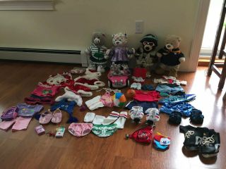 Build - A - Bear Animals,  Complete Outfits And,  Accessories