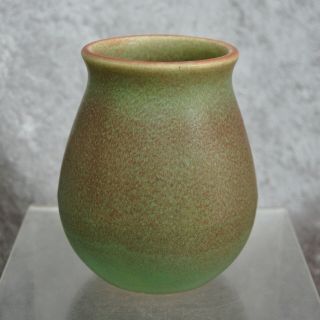 Rookwood Pottery Production Vase 63,  Green/rose,  1912