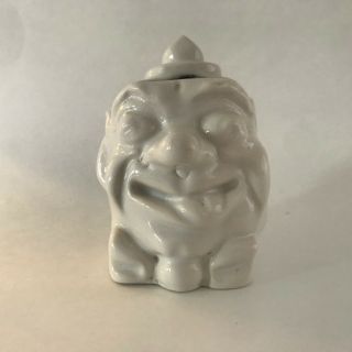 Vintage Coors Pottery Very Rare White Clown Bank