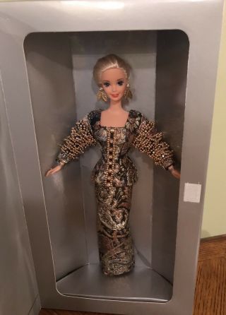 Christian Dior 1995 Barbie Doll Limited Edition 13168 Nrfb Designer Dress