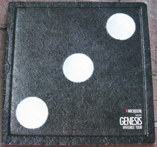 1987 Genesis Invisible Tour Concert Program Phil Collins