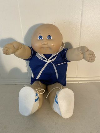 Vtg 1985 Coleco Cabbage Patch Kids Boy Baby Doll Bald