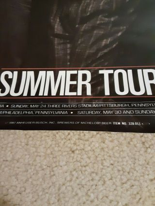 GENESIS 1987 Summer Tour Poster 3
