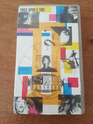 Siouxsie And The Banshees Twice Upon A Time Rare Vhs Video