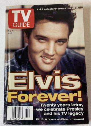 August 16 1997 Tv Guide Elvis Presley Eastern Virginia