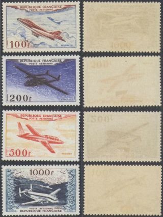 France Air Mail - Yv Pa 30/33 - Mh Stamps D7