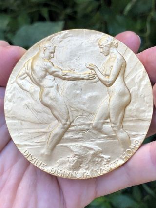 Rare Ppie Panama - Pacific International Exposition San Francisco 1915 Award Medal