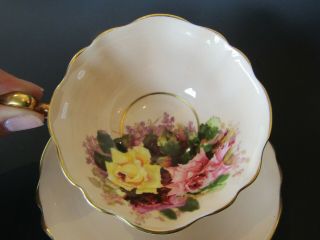 Reserved for QUTR Vintage Double Warrant Paragon Teacup and Saucer 3