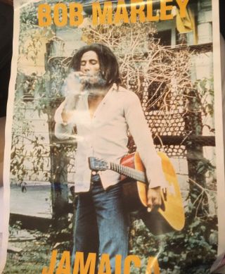 Poster " Bob Marley " 1980/90s In