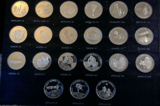Men In Space Series First Edition Sterling Silver Proof Set The Danbury
