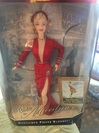 Barbie as Marilyn doll in Gentlemen Prefer Blondes 3