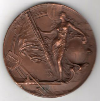 1907 Swiss Medal For The International Federation For Rowing Society,  Strasbourg