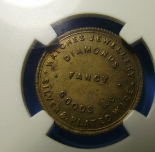 1861 Civil War Token Boston,  Ma - H.  B.  Stanwood - Ngc - Ms62 Diamond Importer