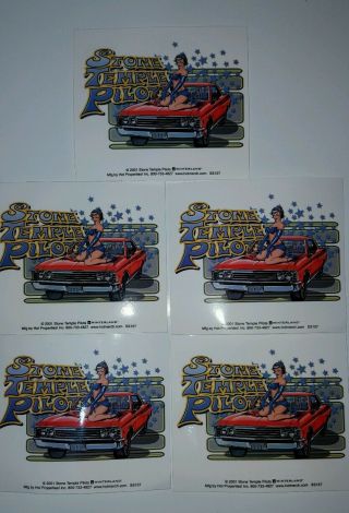 Stp Stone Temple Pilots Stp Car Stars Woman Girl Case Amp Board 5 Stickers