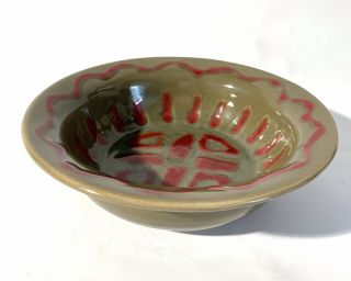 Harding Black Art Pottery Shallow Bowl