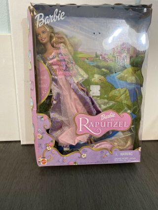 Barbie As Rapunzel Doll Growing Hair With Dress And Tiara