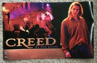 Creed Promotional Poster 1998 My Own Prison Poster Scott Stapp
