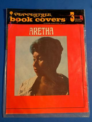 Vtg Peppertree Book Covers Set/3 - Aretha Franklin,  Otis Redding,  Sly Soul