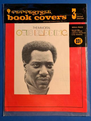 VTG Peppertree Book Covers set/3 - Aretha Franklin,  Otis Redding,  Sly SOUL 2