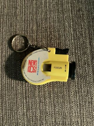 Vintage 1990 Kids On The Block Camera View Finder Photo Key Chain Nkotb