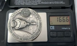 Apollo Soyuz Test Program 999 Silver Medal English / Russian Medallic Art Co.