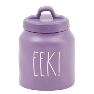 Rae Dunn Purple Baby Eek Ll Large Letter Canister - Halloween 2020